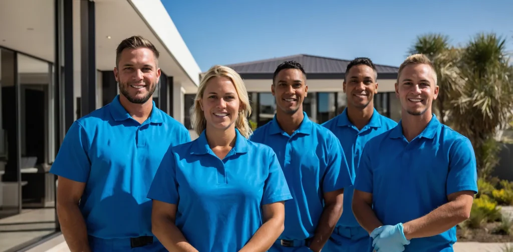 Team of Squeaky Clean Perth's professional Vacate cleaners.