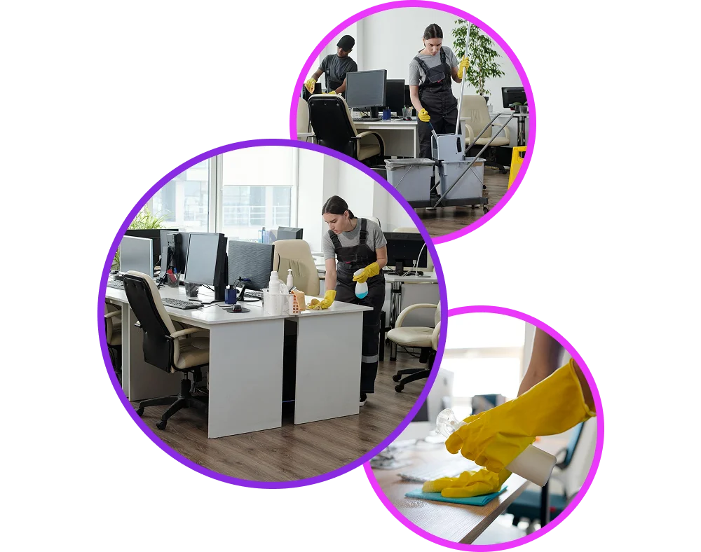 Image of Squeaky Clean Perth's professional cleaner's giving office cleaning service Perth. General Cleaning Service in Perth.