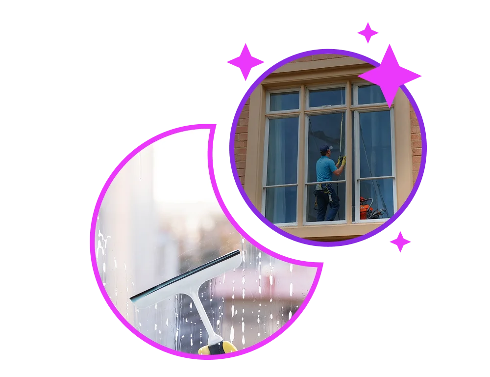 Squeaky Clean Perth's professional cleaner's cleaning windows. Best Cleaning Service in Mandurah. Window Cleaning Service Perth.